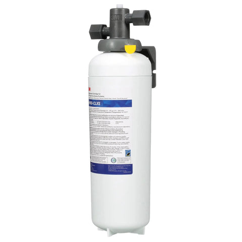 Premium Heavy Duty Commercial Water Filter System For Cold Beverage Stations Featuring Top Shelf 0.2 Micron Filtration And Nsf Certified High Flow Performance That Is Simply The Real Deal - white cylindrical filter with gray top.