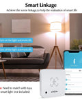 WiFi Human Presence Sensor 2 Pack With Millimeter-Wave Radar No Hub Needed 24/7 Smart Motion Alerts with app interface in room