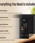 Smart Kitchen Scale With Nutrition Calculator, Digital Food Scale, Large TFT Color Display, Bluetooth App For 999 Plus Foods