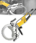 No Sweat Electric Concrete Saw Featuring A Brushless Motor For Smooth Masonry Slotting And Deep Wall Cutting handheld cutter with blade.