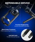 Close-up of components in Valve Spring Compressor Kit With 10 Piece Clamp Tool Set For Do It All Car, Motorcycle, ATV, Repairs.