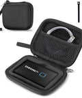 Tough Hard Carry Case For Samsung T7 And T7 Touch Portable SSDs With Shockproof Exterior And Soft Lined Interior Includes 2 Cable Ties