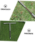 Heavy Duty Handle Soil Sampler Probe In Stainless Steel Pro Grade Durable And Lightweight Lawn Care Tool For Soil Testing