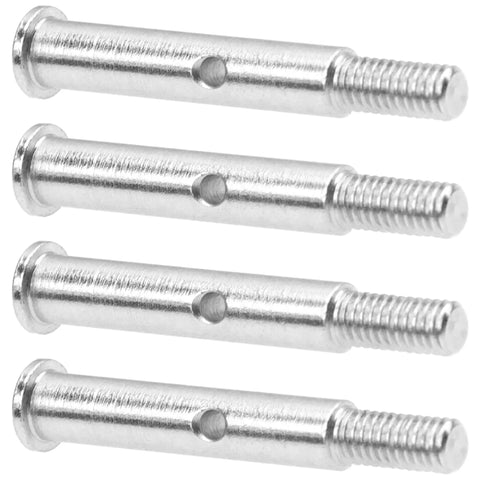 Beefy Steel Front Axles For Traxxas Slash 2WD Rustler VXL Stampede One Tenth RC Car Replacement, CNC Machined, 35.5mm, 20g per set