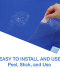 Sticky Adhesive Mats For Shoes And Equipment Wheels 24 By 36 Inch Heavy Duty Floor Mats Pack Of 150 Sheets Blue Great For Labs Homes Construction Sites And More Dust And Dirt Removal, peel and stick blue sheet