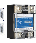 Solid State Relay SSR-25DD 25A DC To DC Control, 3-32VDC Input To 5-240VDC Output, Single Phase Relay With Plastic Cover shown