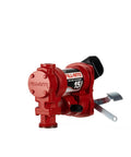 Heavy Duty 15 Gallons Per Minute Fuel Transfer Pump 115 Volt Cast Iron Body with red finish, designed for diesel and gasoline.