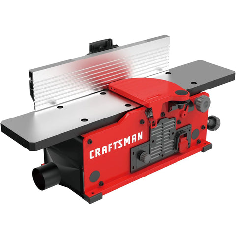 Benchtop Jointer Becomes A Real Workhorse For Woodworking, 22,000 Cuts Per Minute, 10 Amp Corded Power, Variable 6,000 To 11,000 RPM.