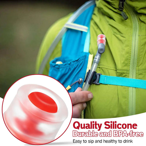 Bite Valve Replacement Pack For Hydration Reservoirs And Packs Silicone Sheath With Inner Post Fits Osprey Hydraulics And Most Brands 4 Pack Great For Hiking And Travel Or Everyday Hydration On The Go
