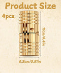 4 Pcs 8mm Hidden Brass Barrel Hinges For Jewelry Boxes And Small Furniture 180 Degree Concealed Hinges product size