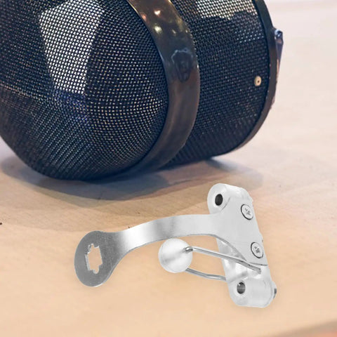 Pro Grade Stainless Steel Epee Socket Replacement For Fencing Training And Competition with mask background