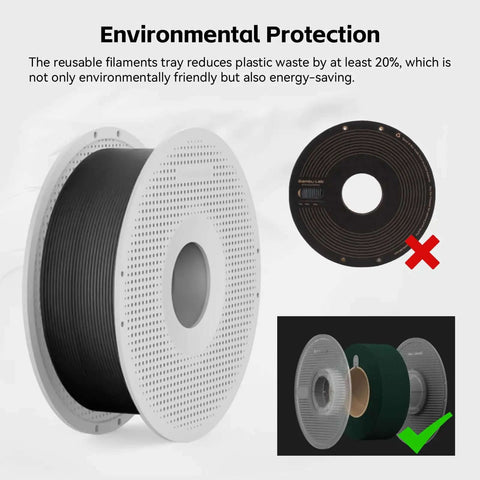 Detachable Filament Spool Holder For Bambu Lab 3D Printers A1 And A1 Mini, eco-friendly reel, white color, reusable system