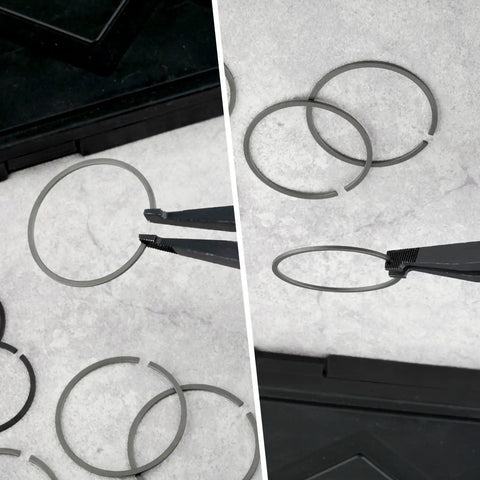 Straight Up Heavy Duty Eight Inch Circlip Pliers With Angle Tip Retaining Ring Tool And Anti Loss Cord For Auto Shaft Installation And Removal Badass Mechanic Gear