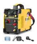 65 Amp Plasma Cutter With Pilot Arc HF Non-Touch, STC650P, Dual Voltage 110 And 220V, shown with LED display and accessories