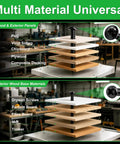 All In One Wood Screws Set In 410 Stainless Steel for Indoor Furniture on multi-material panels