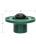 Smooth Operator Flush Head Sprinkler With Full Pattern Spray Nozzle for Landscape Irrigation, green plastic, 2.28in diameter, 1.31in height.