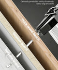 Kickass Durability 18 Gauge Brad Nails Two Inch Galvanized Steel Fasteners For Pneumatic Or Electric Nail Guns used on thick wood, gypsum, and benzene boards.