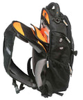 Tough 1200D Ballistic Polyester Laptop Backpack With Water Resistant Backing Fits 14 Inch Laptops Four Main Compartments Padded Sleeve