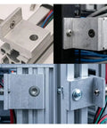 Beefy Aluminum Alloy Shelf Mount Bracket Corner Support For European Standard 30, Five Set installation examples