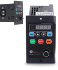 Front view of Ultra Compact Variable Frequency Drive Controller 176 264V Input Single Phase To 0 220V Output 3 Phase Converter VFD Inverter