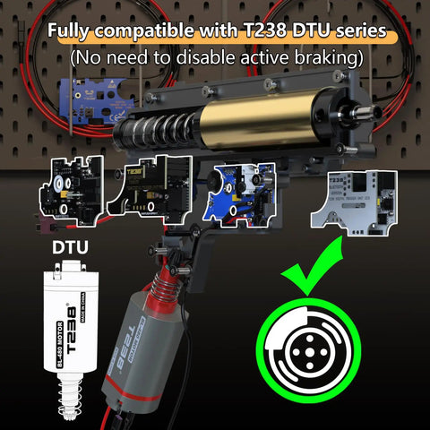 High Torque Brushless Motor For AEG With Adjustable RPM and compatibility with T238 DTU series
