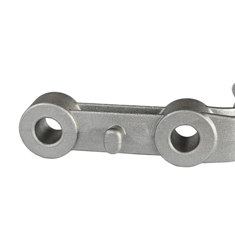 Upgrade Your Ride With These Heavy Duty Rear Exhaust Bracket Hanger Kits For 2019-2025 Ram 1500 Trucks Big Horn Laramie Rebel And Tron. Perfect Fit For All Engine Options Including The Beastly 6.2L Supercharged V8, Ensuring Solid Performance And Easy. aluminum exhaust bracket hanger kit with two mounting holes, close-up side view