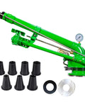 Irrigation Sprinkler With Pressure Gauge For Farms, 2 Inch Spray Gun, 360 Degree Rotary Sprinkler, flange connection parts