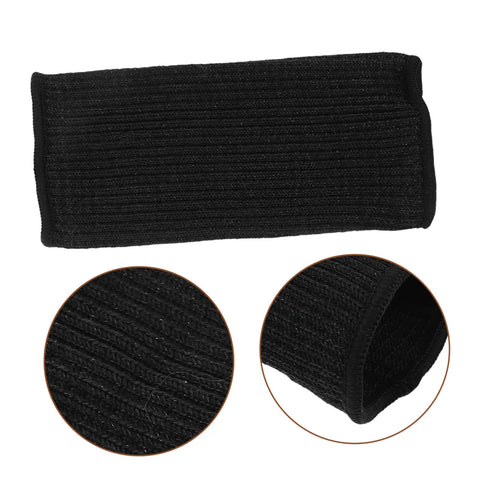 Ready For The Grind Heavy Duty Gardening Arm Sleeves Cut Resistant and Abrasion Proof, black, durable woven design.