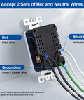 Three USB Ports Wall Outlet With USB C And USB A Fast Charging 15 Amp Tamper Resistant Receptacle wire connections diagram.