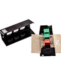 Heavy Duty Garage Door Opener Wall Mount Push Button Switch for Open Close Stop Control on Commercial Gates and Overhead Doors.