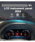 12.3 Inch LCD Dash Instrument Cluster Upgrade For Vito 2024 Style Digital Speedometer Display With Built In Circuitry, Stable Idle Performance, Quick Response Gauges, Clear Readout, And A Slick Modern Dash, installed in dashboard