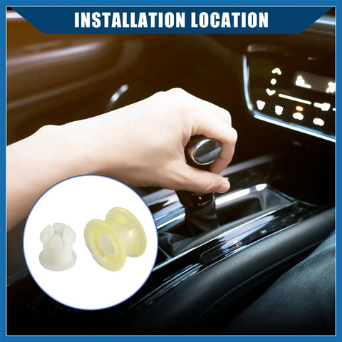 Beefy Gearbox Shifter Cable End Saver Bushing Set For Volkswagen Beetle Jetta Golf Passat And Audi Manual Transmission Replacement Kit With Durable Build And Easy Plug And Play Install, hand shifting gear lever install view