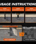 Usage instructions for 21 Piece Cobalt Drill Bit Set With TiAlN Coating For Hardened Metal And Stainless Steel Includes Drill Bits