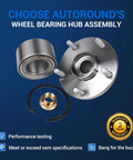 Front Wheel Hub Assembly Replacement Fits Toyota Camry 2004 To 2017 Highlander 2005 To 2007 Avalon 2005 To 2013 5-Lug shown with components