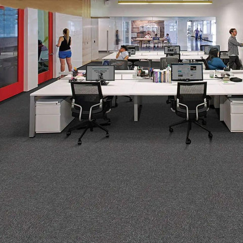 Heavy Duty 20x20 Inch Carpet Tile Squares Pack For Home Office Hotel Tough As Nails Durable Commercial Floor Tiles in office