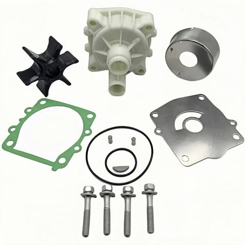 Water Pump Impeller Kit With Housing For Yamaha Outboard Motors 150 175 200 225 250 300 HP Must Have Easy Install Replacement Fits
