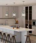 Pendant Light Fixtures For Ceiling And Kitchen Island, Hip Modern Black Chandeliers over kitchen island