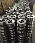 ER4043 Aluminum MIG Welding Wire Bang-For-Your-Buck 1 Lb Spools Pack of 2 arranged in rows, 0.045 Inch Diameter, warehouse setting