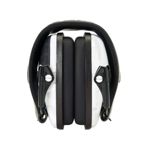 Impact Sport Electronic Shooting Earmuff With Sound Amplification In Multicam Alpine folded for compact storage