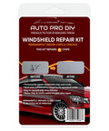 DIY Windshield Repair Kit For 4 Chips Four Pack Glass Chip Repair Tool Quick 20 Minute Fix For Auto Glass On Cars And Trucks Packaging