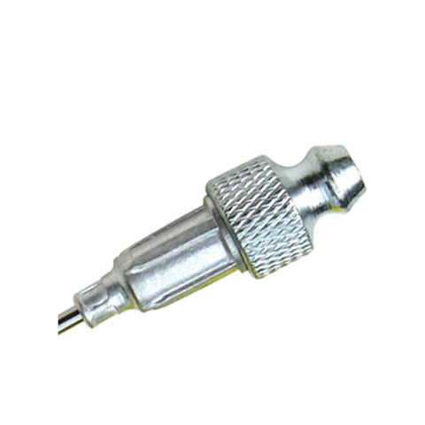 LUMAX LX-1416 grease injector needle, stainless steel, 18G, 2.5 inches long with knurled cap
