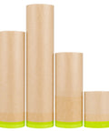 Masking Paper And Tape Set For Painting Projects 4 Rolls 50 Feet Each Assorted Sizes Waterproof Drape Paper