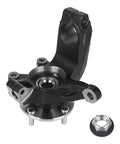 Front Steering Knuckle And Wheel Bearing Hub Assembly For Ford Focus 2006 2007 2008 2009 2010 2011 Right Passenger Side Replacement LK004 698406 Compatible
