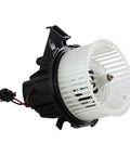 Slick HVAC Heater Blower Motor Assembly With Integrated Fan Cage For Audi A4 A5 Q5 Quattro 2009 To 2016 with fan design.