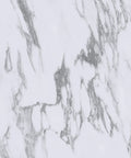 Opaline Peel And Stick Floor Tiles White Marble Look Vinyl Flooring for kitchen, bathroom, entryway. Peel-and-stick, no grout needed.