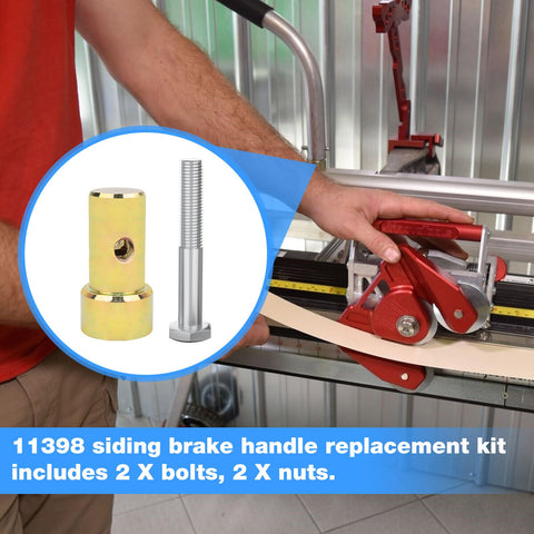 Replacement Siding Brake Handle Plug Kit 11398 For PRO 14 PRO 19 Maximum MX Windy Siding Brake Tool Kit 2 Pack Keeps Handles Tight Fixes Loose Bolts Easy Hemming And Quick Install