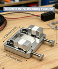 Aluminum Soldering Clamp For DIY Projects With An 11mm Adjustable Jaw Hands Free Soldering Fixture For PCBs Wires And Connectors