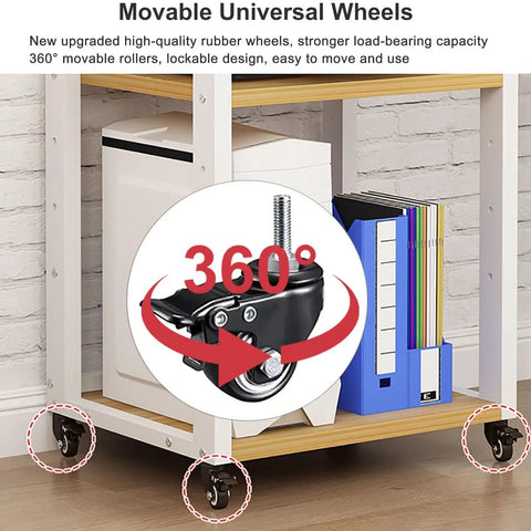 7 Tier Heavy Duty Audio Video Rack With Swivel Casters 47 Inch Wide Steel Media Shelf For Badass HiFi Amplifier Subwoofer Game Console Turntable Rack Or Home Entertainment