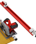 Adjustable Circular Saw Guide Rail Aluminum Alloy Universal Base Jig For Precision Milling And Edge Woodworking Fits 12 Inch Base