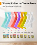 Durable Family Rain Ponchos For Kids And Adults With Drawstring Hood Waterproof Lightweight Breathable Clear And Assorted Colors Ideal Emergency Rain Gear For Travel Theme Parks And Outdoor Adventures in various colors